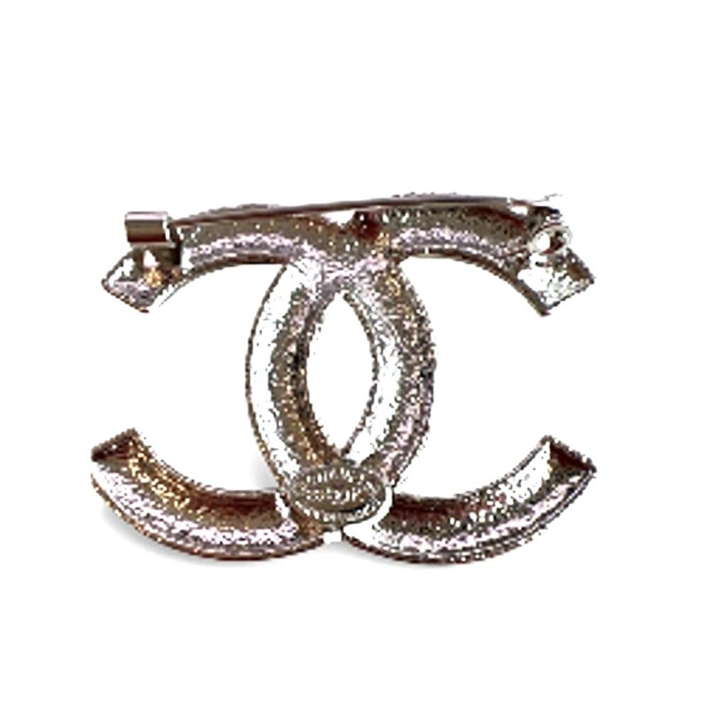 CHANEL Crystal Silver Brooch 23 K (CCXX011) - Picture 5 of 6